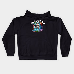 Indoorsy (Sloth Era) Kids Hoodie